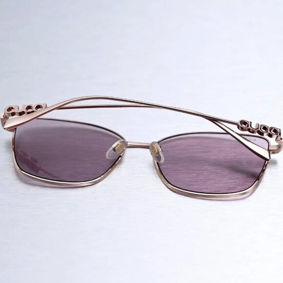 NWT Gucci GG1805SA-003 Gold Violet 60mm Sunglasses main image 6